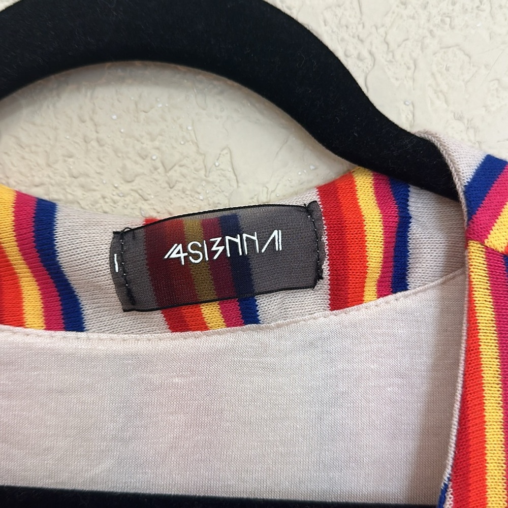4 Si3nna womans striped duster cardigan sweater size Small - Picture 5 of 6